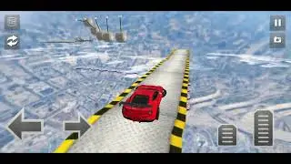 🏆 Mega ramp car racing impossible stunts Level 10