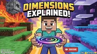 Don&rsquo;t Miss This!! Minecraft Makes Dimensions Easy to Understand 😱😎