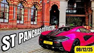 Kings Cross St Pancras to Euston POV Walk | 08/12/25