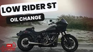 Low Rider ST engine oil change. (Harley Davidson)