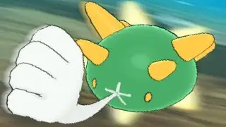 Couleur concombre ! Concombaffe shiny sur la Plage Hano-Hano !