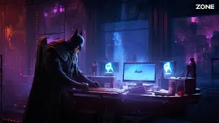 Deep Work Ambient Background Music with Bruce Wayne in the BatCave | 3 Hours of Dark Knight Ambience