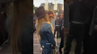 Beyonce & Bradley Cooper together at Pharrell for Louis Vuitton show #beyonce #bradleycooper #paris