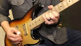Can You Palm Mute On A Waterslide Coodercaster-Style Guitar With A Lap Steel Pickup In The Bridge?