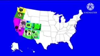 Add Your Characters To The USA Map And Color The State For Your Characters (8/50)