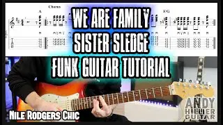 Nile Rodgers We Are Family Guitar Lesson