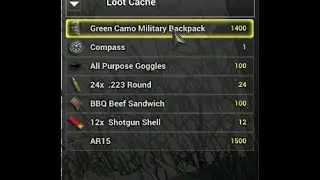 How To Find Loot In H1Z1 Camo Military Backpack Compass And More