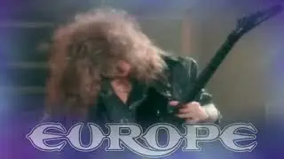 Europe - Let The Good Times Rock Original Backing Track Guitar Solo Instrumental Video