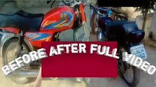 before after full video🔥 ll Bike styler