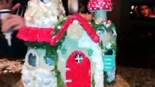 Fairy garden Thursday: a fairy house made from glass bottles  🧚&zwj;♂️ 