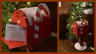 buzón para cartas a Santa🎄santa mailbox kids santa letters💌 diy
