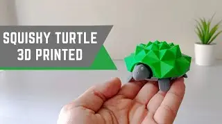 3D Printing Squishy Turtle  From Thingiverse | 3D Printed A Squishy Turtle