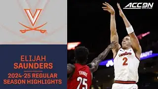 Elijah Sauders  2024-25 Regular Season Highlights | Virginia Forward