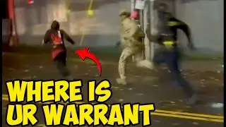 ICE Arresting Uninformed Protester