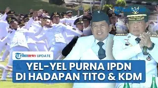 Aksi Yel-yel Sangar Purna Praja IPDN di Hadapan Dedi Mulyadi dan Mendagri saat Pelantikan