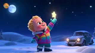 Baby Magical Snow Car ❄️🚗 Fun Winter ABC & 123 Song | Learn Letters & Numbers for Kids