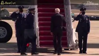 Joe Biden trips on stairs on Air Force One