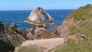 Coastal path hike from Strathlene to Bow Fiddle Rock and back. 24 Jul 21.