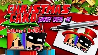 Christmas Card Shout Outs  | #1 - Happy Christmas From Team L4D4