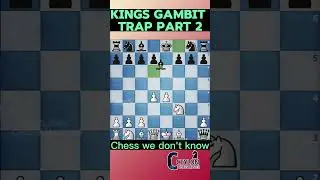 King's Gambit Trap: Best Way to Win Fast! (Part 2)#chess #shorts