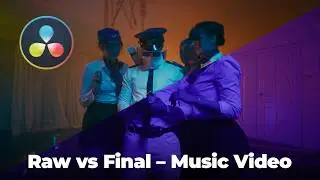Music Video Transformation | DaVinci Resolve Color Grading (Raw to Final)