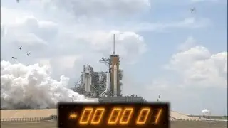 3 MINUTE NASA COUNTDOWN ROCKET LAUNCH WITH FREE MUSIC AND VOICE