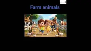 farm animals #domestic animal#kids shorts #videos for kids#easylearning