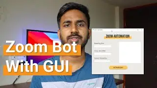 Making A Zoom Bot That Logs You Into Your Meetings / Classes (Python) with GUI  | Techie Programmer