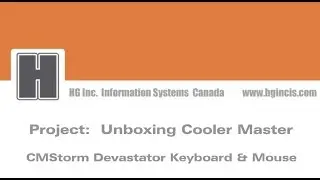 Unboxing Cooler Master CMStorm Devastator Keyboard & Mouse