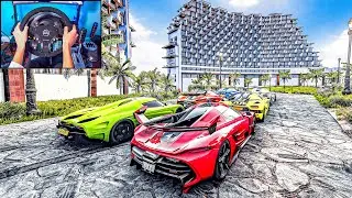 KOENIGSEGG CONVOY - Forza Horizon 5 (Steering Wheel + Shifter) Gameplay