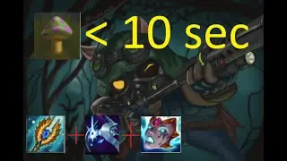 [kda 10/4/13] Teemo ability haste build support