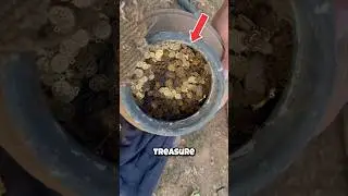 He found treasure while digging 😱