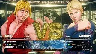 STREET FIGHTER V ARCADE EDITION - cadu00joinville (Ken) VS Rafael_Ming (Cammy)