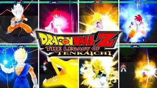 TODAS LAS TRANSFORMACIONES & PODERES FINALES.! 😈/  DBZ: THE LEGACY OF TENKAICHI  ESPAÑOL LATINO