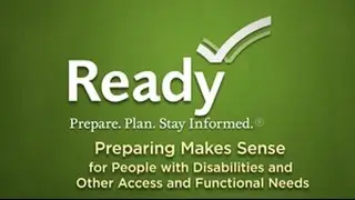 FEMA Prepare for Emergencies Now Information for People with Disabilities