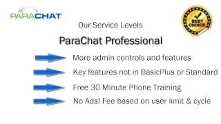 Which ParaChat Community Chat service level is best for you?