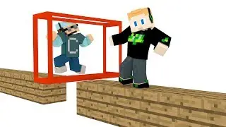 Trolling my brothers invisible wall troll [Skywars #11] Skywars w/cubecrafter7 and crafter7elite