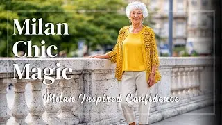 Senior women’s Milan look 💼 understated genius with effortless European chic