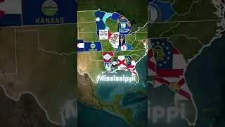 50 USA states 🇺🇸 Ft. Fifty Nifty States Song 🎶