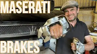 Maserati brake calliper restoration.