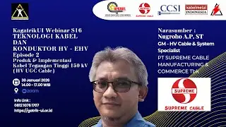 S16E2|Nugroho A.P, ST|GM-HV Cable & System Specialist|PT SUPREME CABLE MANUFACTURING & COMMERCE Tbk