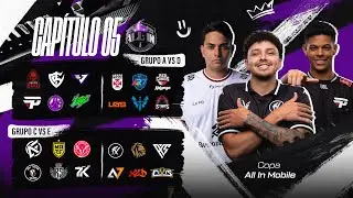 🟣🏆 COPA ALL IN MOBILE  - | FLUXO, A7, W7M, ALFA 34, INCO... | FREE FIRE AO VIVO | DIA 5🏆🟣