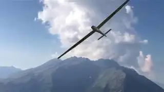 5m ASW 15 alpine soaring in the French Alps
