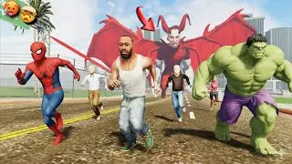 Franklin  vs devil NPC in Indian bike driving 3D 