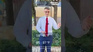 Weather impact Friday, Oct. 24, 2024