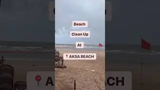 We took action for a better environment with a beach clean-up at Aksa Beach, j