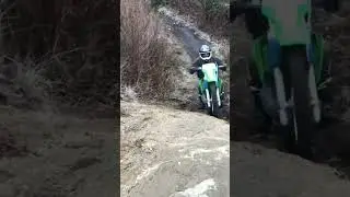 1991 KDX200 SMALL ROCK CLIMB