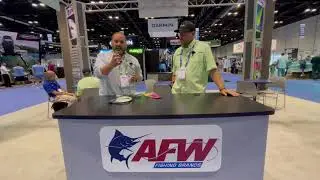 AFW Fishing Brands - No Alibi Squid Head Jigs and Hi-Seas Fluorocarbon Fishing Line