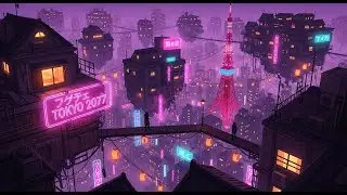 Rainy Tokyo 2099 🌌 Lofi Beats to Code, Study, Sleep 🗼 | by Rainy Tokyo 2077