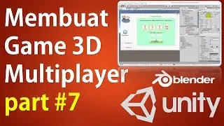 Membuat Game 3D Multiplayer Unity & Photon (Part 7 / 33) - UI Single Player